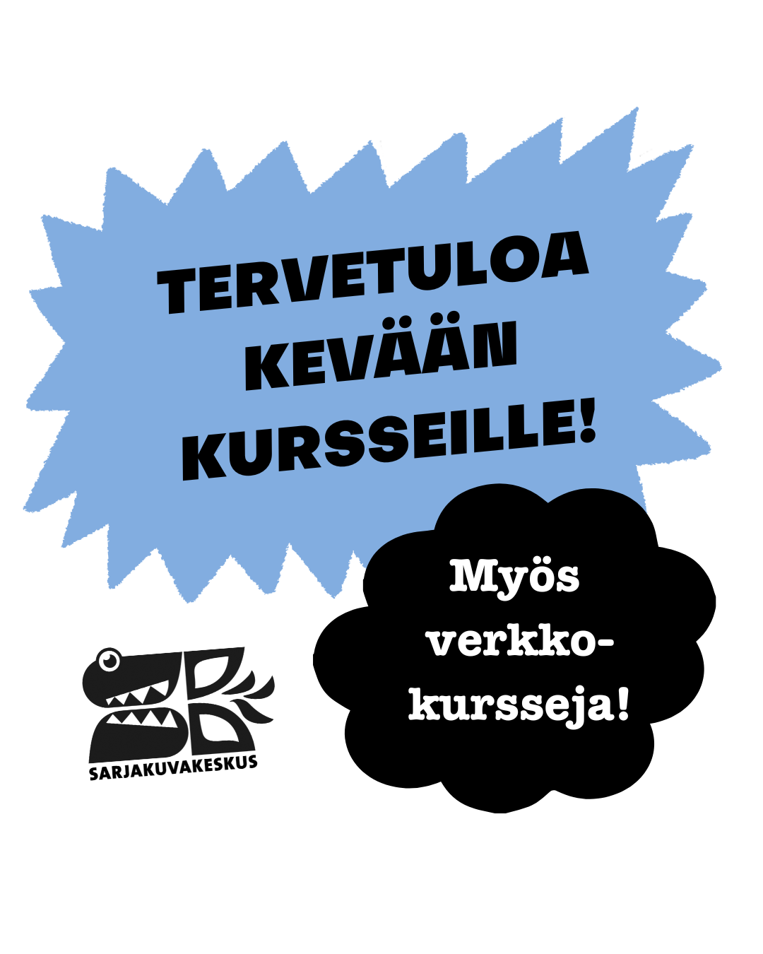 Ilmoittaudu ma 1.12. alkaen kevään kursseille
